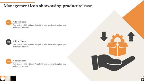 Management Icon Showcasing Product Release