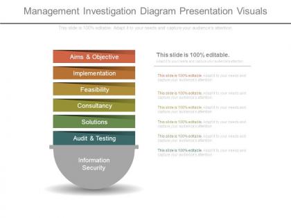 Management investigation diagram presentation visuals