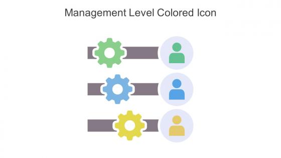 Management Level Colored Icon In Powerpoint Pptx Png And Editable Eps Format