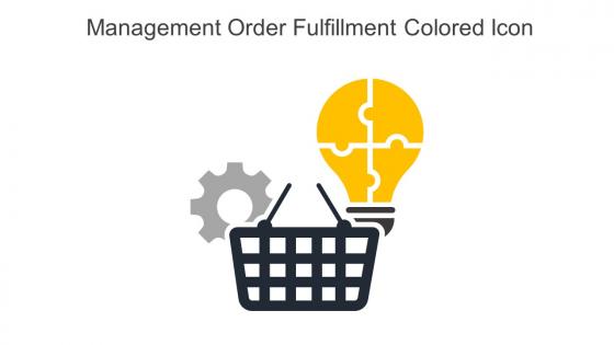 Management Order Fulfillment Colored Icon In Powerpoint Pptx Png And Editable Eps Format