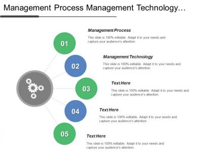 Management process management technology success factors management concept