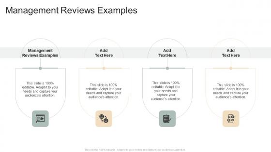 Management Reviews Examples In Powerpoint And Google Slides Cpb