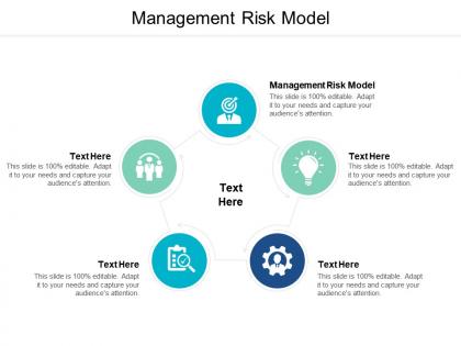 Management risk model ppt powerpoint presentation summary example introduction cpb