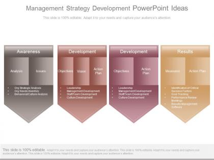 Management strategy development powerpoint ideas