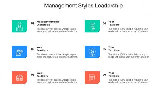 Management styles leadership ppt powerpoint presentation portfolio files cpb