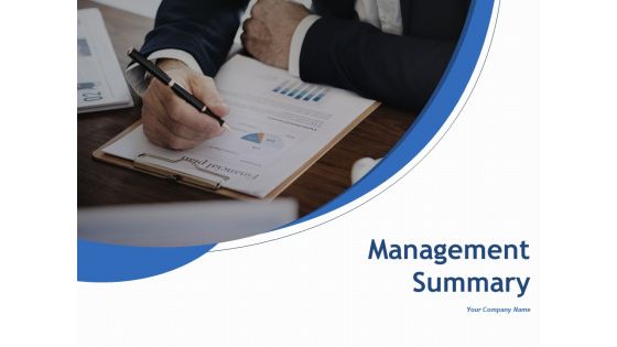 Management Summary Powerpoint Presentation Slides