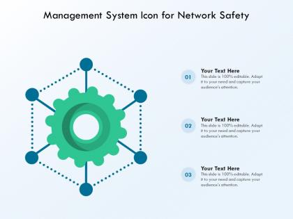 Management system icon for network safety