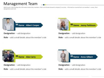 Management team 10 slides guy kawasaki ppt powerpoint presentation file model