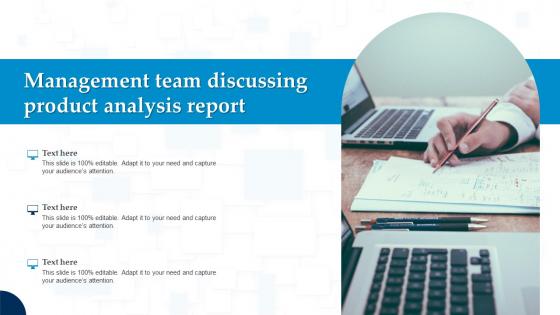 Management Team Discussing Product Analysis Report