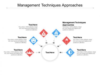 Management techniques approaches ppt powerpoint presentation inspiration images cpb