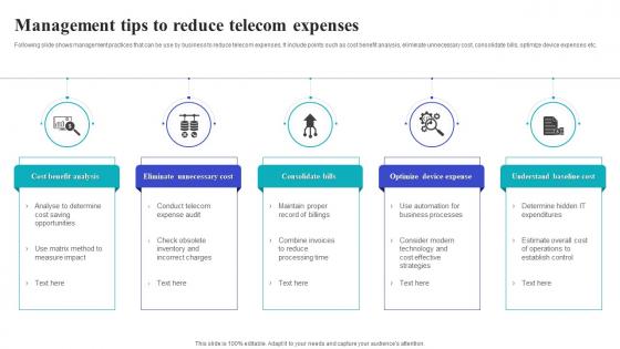 Management Tips To Reduce Telecom Expenses