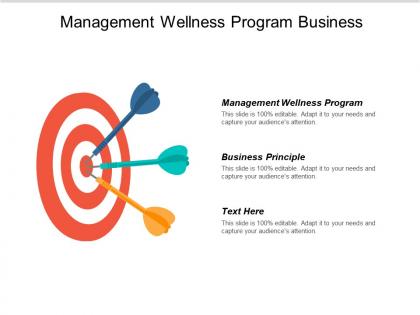 Management wellness program business principle business model transformation cpb