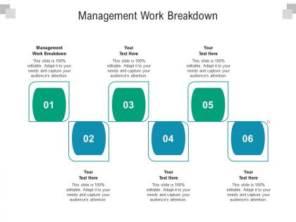 Management work breakdown ppt powerpoint presentation infographic template example 2015 cpb
