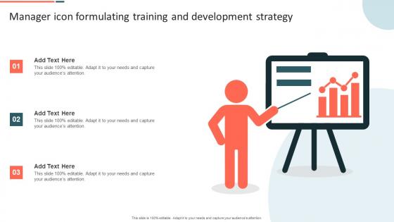 Manager Icon Formulating Training And Development Strategy