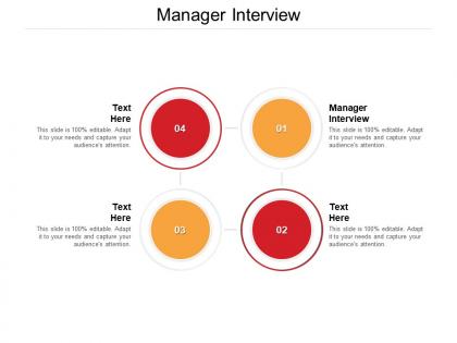 Manager interview ppt powerpoint presentation show portrait cpb