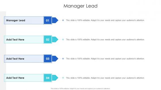 Manager Lead In Powerpoint And Google Slides Cpb