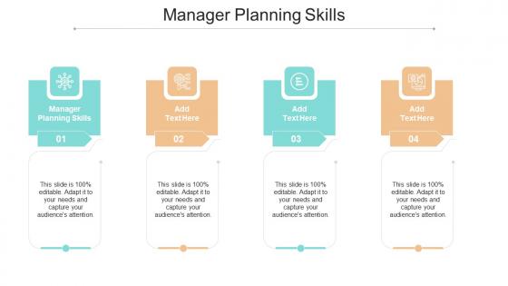 Manager Planning Skills In Powerpoint And Google Slides Cpb