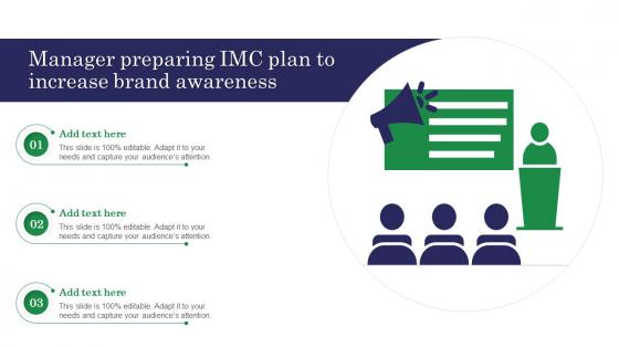 Manager Preparing IMC Plan To Increase Brand Awareness