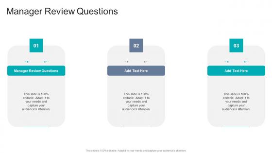 Manager Review Questions In Powerpoint And Google Slides Cpb
