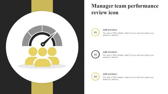 Manager Team Performance Review Icon