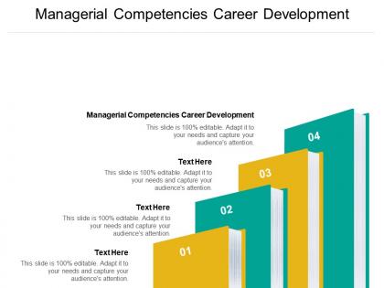 Managerial competencies career development ppt powerpoint presentation summary graphics template cpb