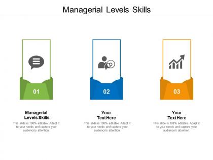 Managerial levels skills ppt powerpoint presentation infographics objects cpb