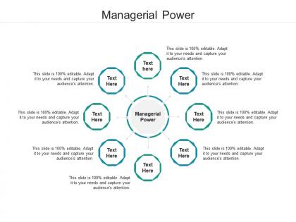 Managerial power ppt powerpoint presentation infographics brochure cpb