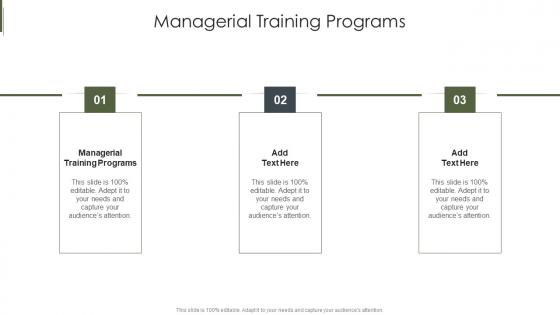 Managerial Training Programs In Powerpoint And Google Slides Cpb