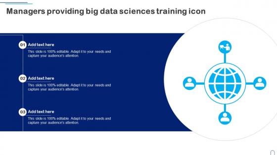 Managers Providing Big Data Sciences Training Icon