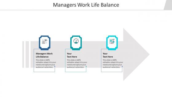 Managers work life balance ppt powerpoint presentation infographics infographics cpb