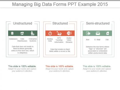 Managing big data forms ppt example 2015