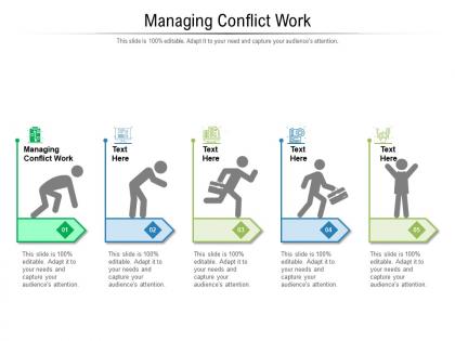 Managing conflict work ppt powerpoint presentation graphics cpb