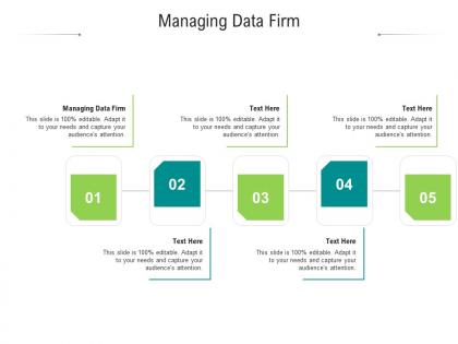 Managing data firm ppt powerpoint presentation inspiration designs cpb