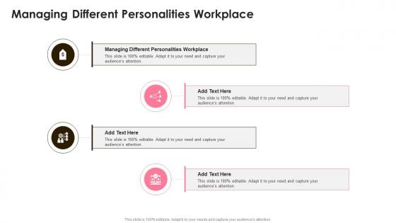 Managing Different Personalities Workplace In Powerpoint And Google Slides Cpb