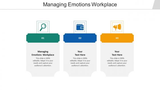 Managing emotions workplace ppt powerpoint presentation pictures gridlines cpb
