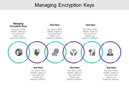 Managing encryption keys ppt powerpoint presentation outline information cpb