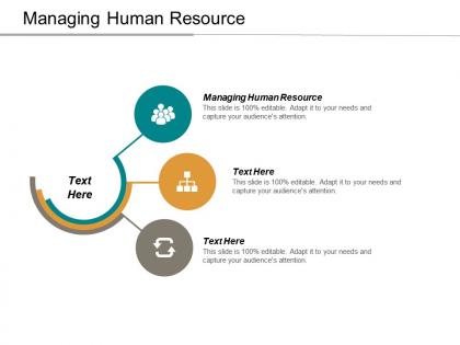 Managing human resource ppt powerpoint presentation model slides cpb