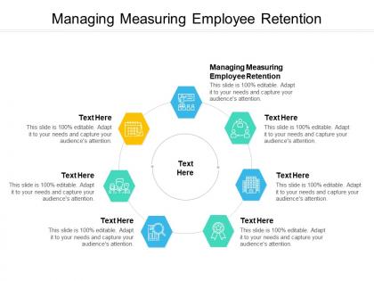Managing measuring employee retention ppt powerpoint presentation portfolio maker cpb