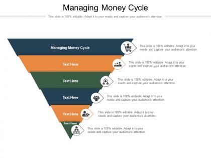 Managing money cycle ppt powerpoint presentation portfolio graphic tips cpb