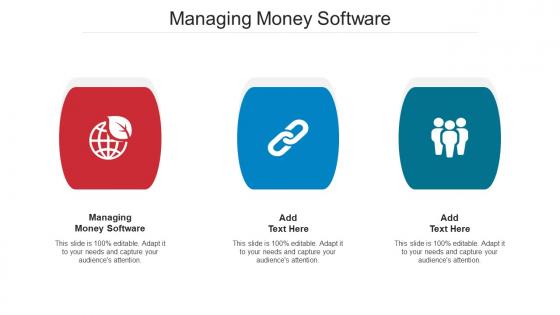 Managing Money Software Ppt Powerpoint Presentation Infographic Template Picture Cpb