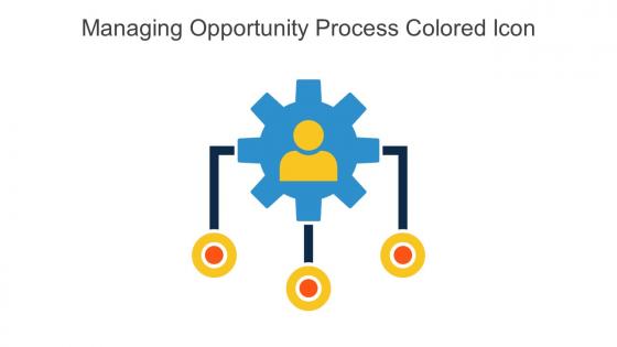 Managing Opportunity Process Colored Icon In Powerpoint Pptx Png And Editable Eps Format