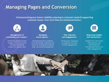Managing pages and conversion ppt powerpoint presentation file