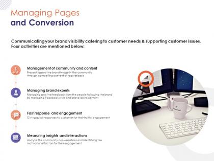 Managing pages and conversion ppt powerpoint presentation ideas example