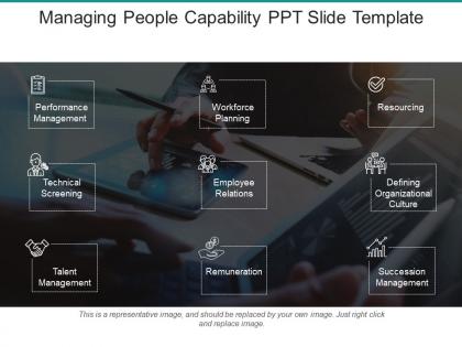Managing people capability ppt slide template