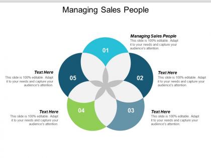 Managing sales people ppt powerpoint presentation model visual aids cpb