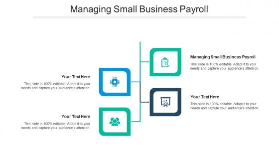 Managing Small Business Payroll Ppt Powerpoint Presentation Deck Cpb