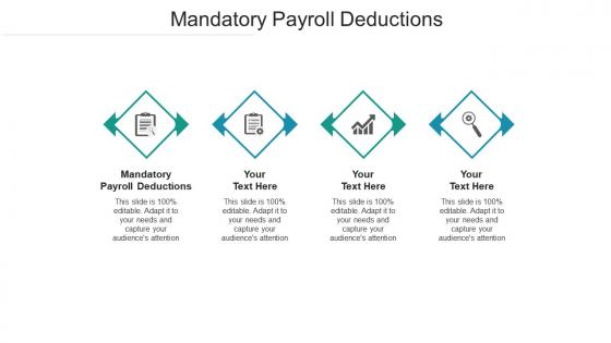 Mandatory payroll deductions ppt powerpoint presentation model layouts cpb