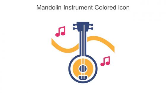 Mandolin Instrument Colored Icon In Powerpoint Pptx Png And Editable Eps Format