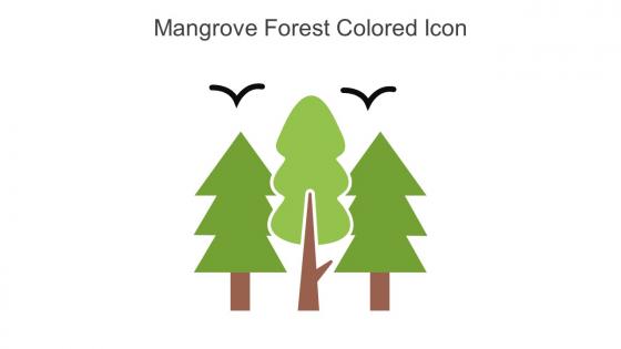Mangrove Forest Colored Icon In Powerpoint Pptx Png And Editable Eps Format