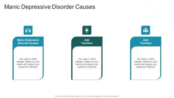 Manic Depressive Disorder Causes In Powerpoint And Google Slides Cpb